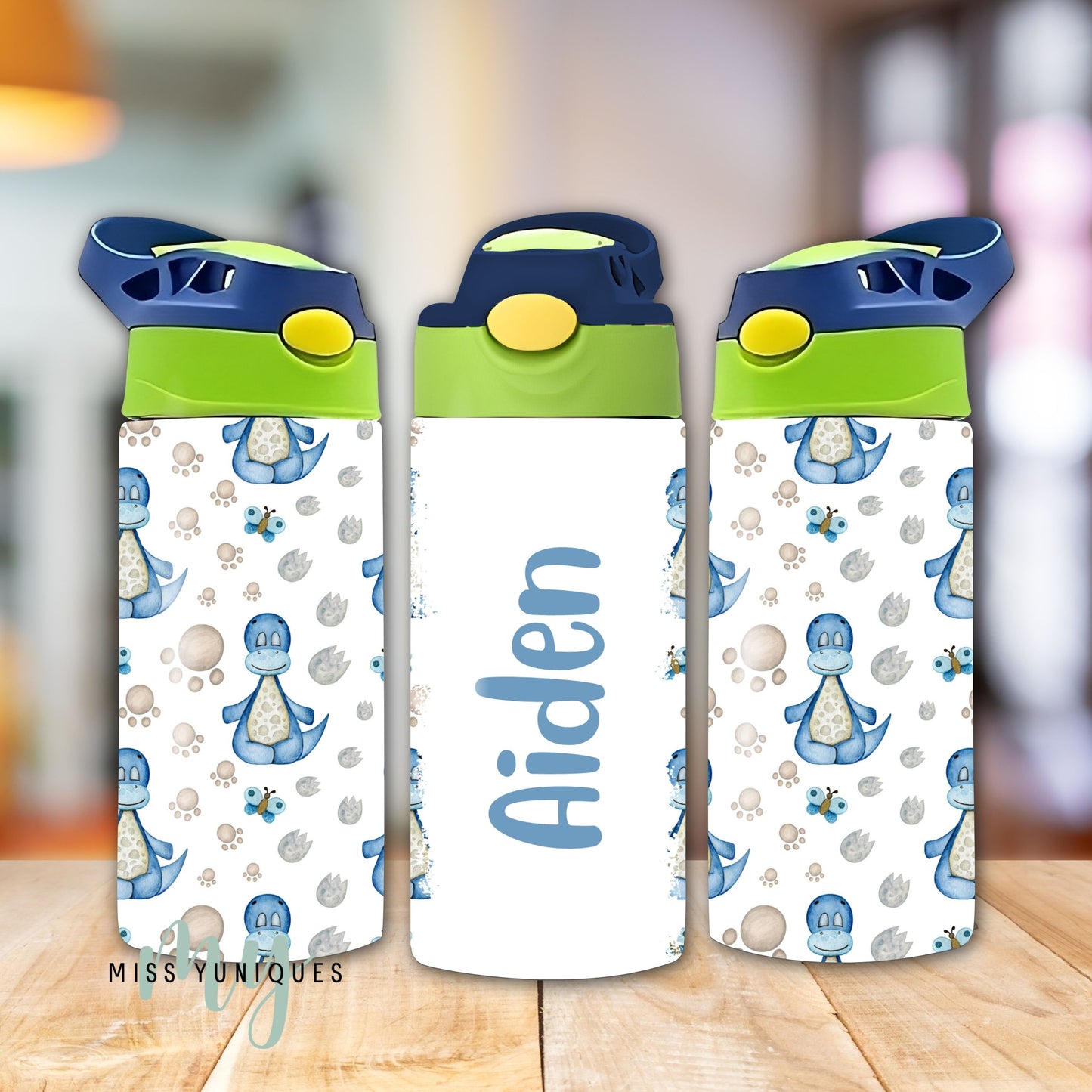 Personalised Dinosaurs Kids Drink Water Bottle