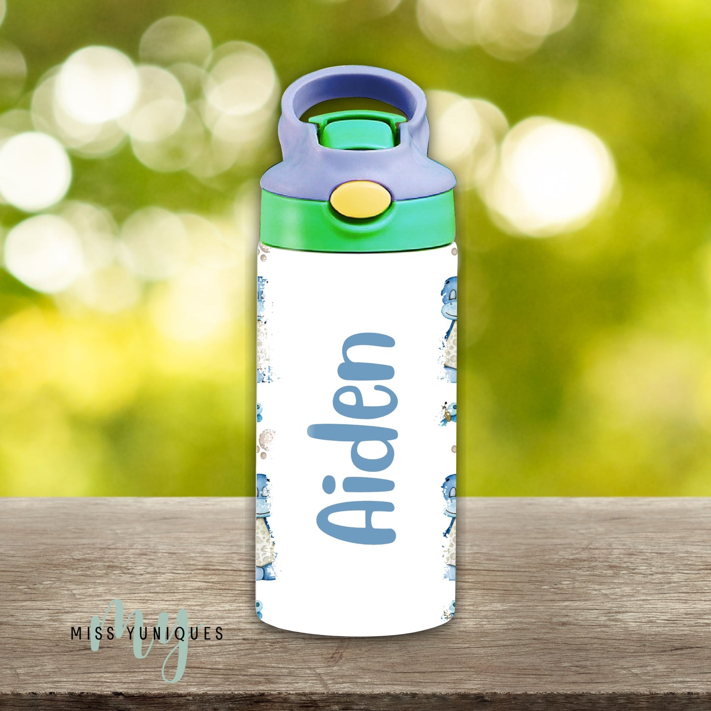 Personalised Dinosaurs Kids Drink Water Bottle