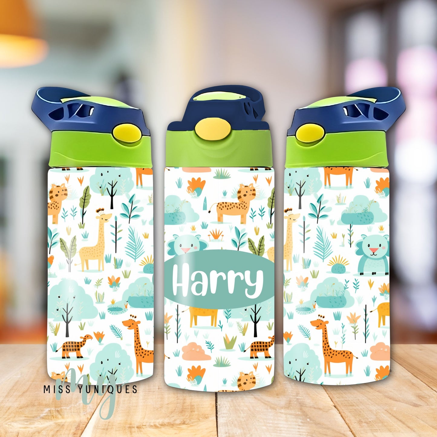 Personalised Dinosaurs Kids Drink Water Bottle