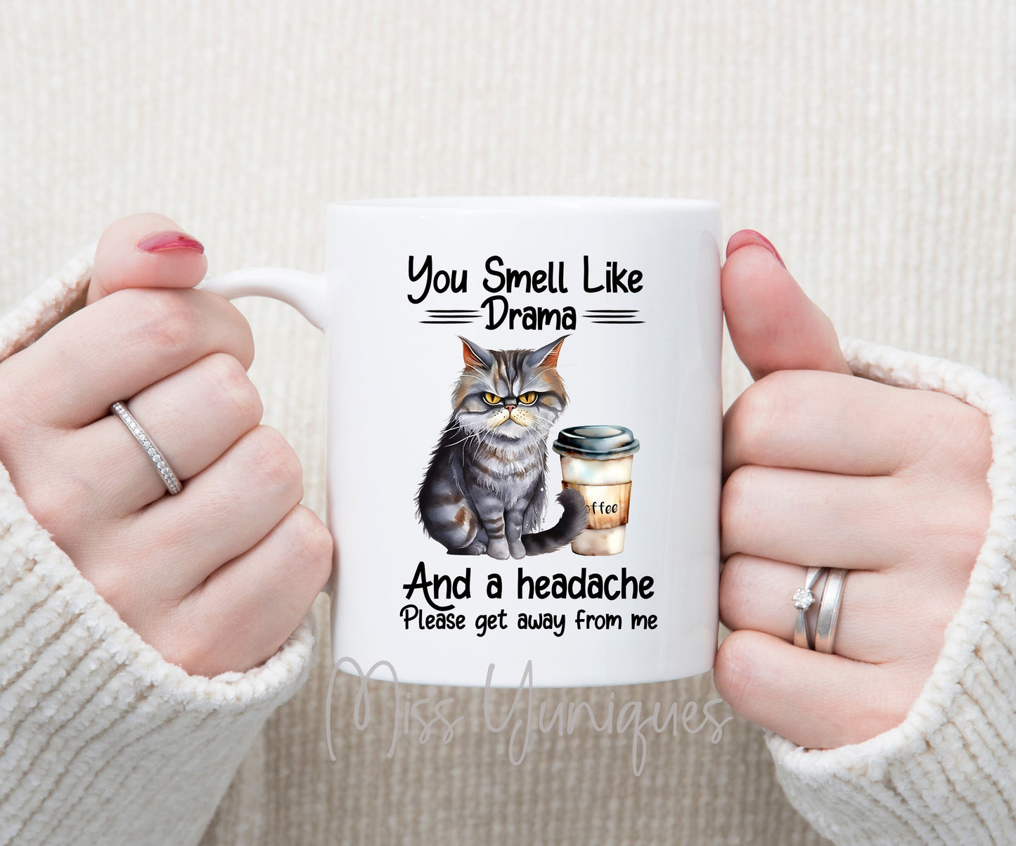 Cat Mug. Funny Sarcastic Mug.