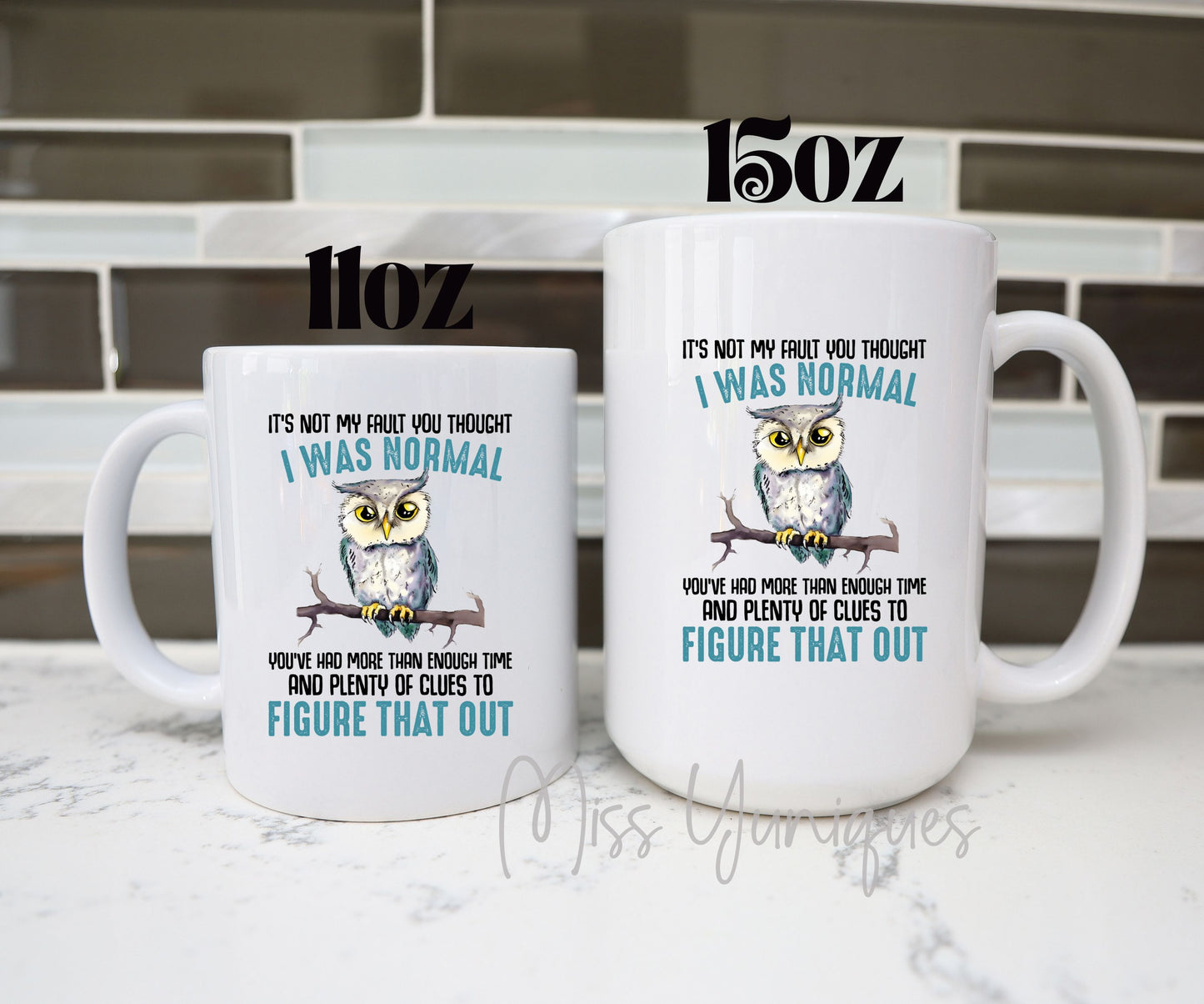 Cute Owl Mugs, Owl Coffee Mugs, Ceramic Owl Mugs. Funny Mug Quotes