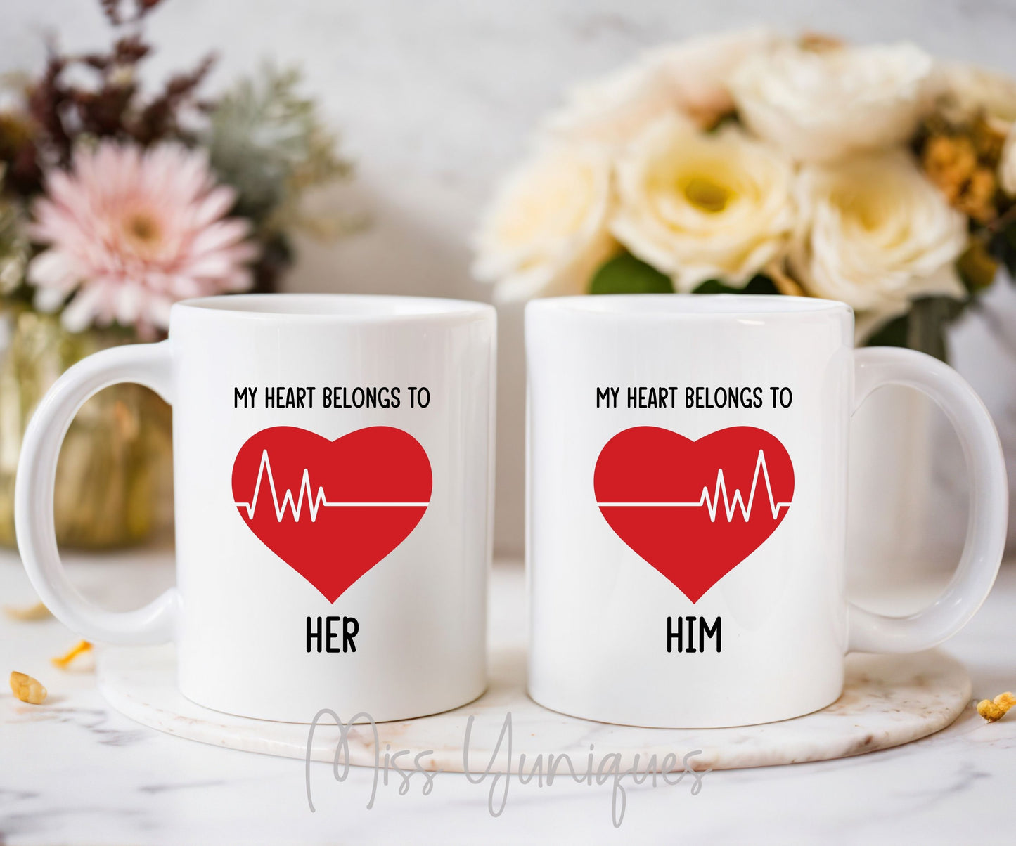 Couple Mug set, Hubby Wifey Mug Set, Mr & Mrs Mug Set, Married Couple Mug Set, Cute Couple Mug Set, Valentine Mug Set.