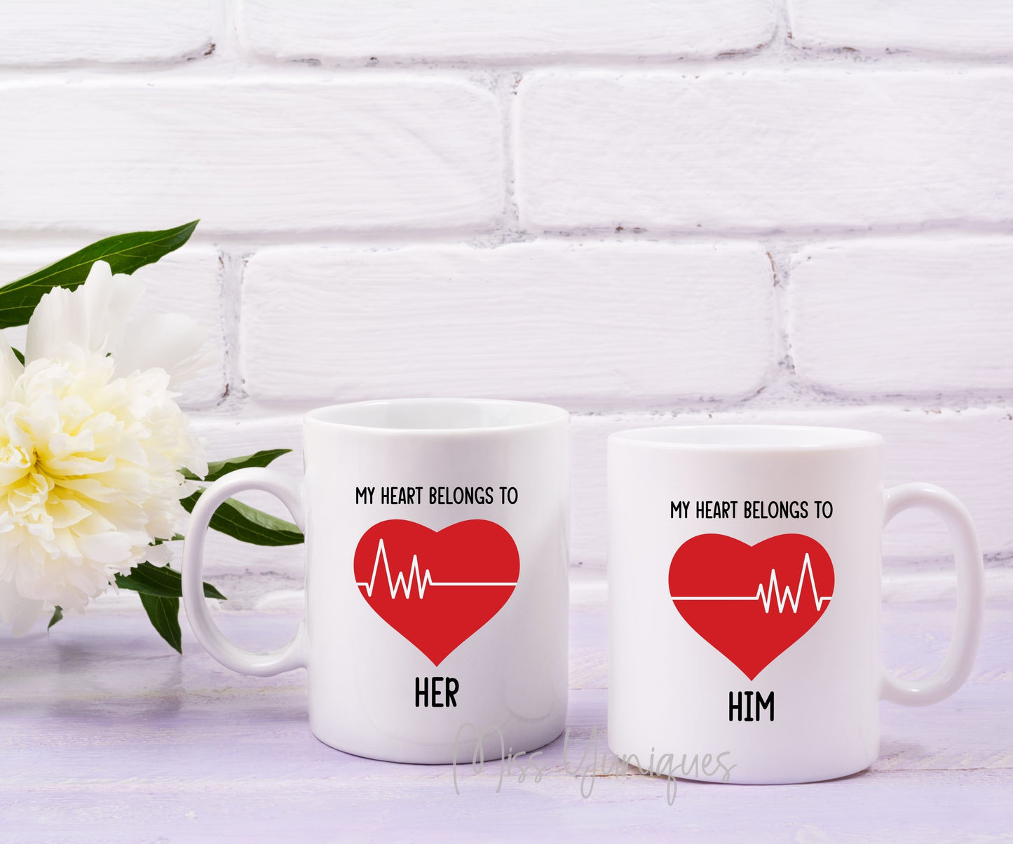 Couple Mug set, Hubby Wifey Mug Set, Mr & Mrs Mug Set, Married Couple Mug Set, Cute Couple Mug Set, Valentine Mug Set.