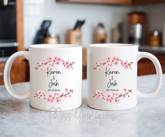 Cute Couple Set, Hubby Wifey Mug Set, Mr & Mrs Mug Set, Married Couple Mug Set, Cute Couple Mug Set, Valentine Mug Set.