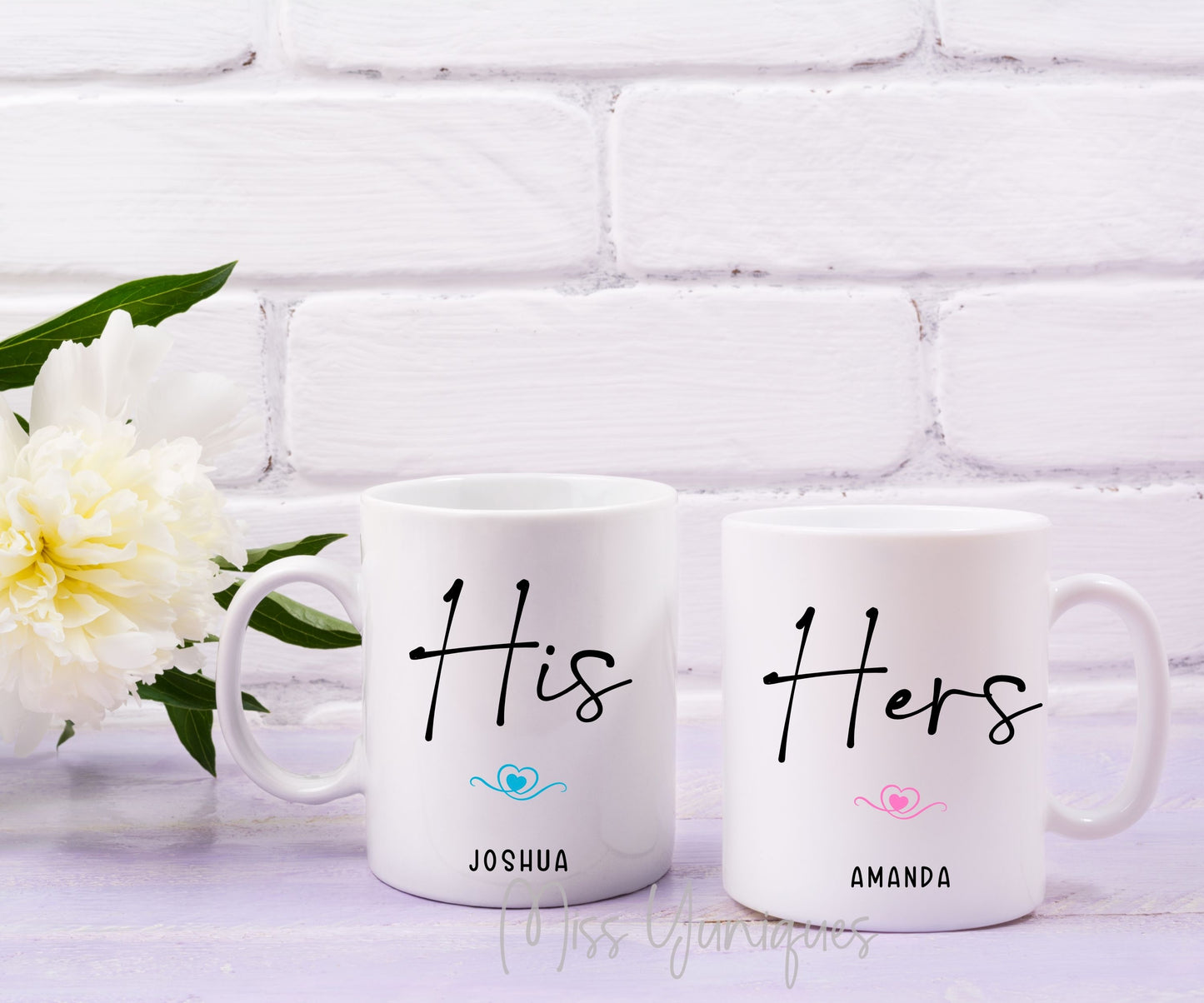 Couple Mug Set, Hubby Wifey Mug Set, Mr & Mrs Mug Set, Married Couple Mug Set, Cute Couple Mug Set, Valentine Mug Set