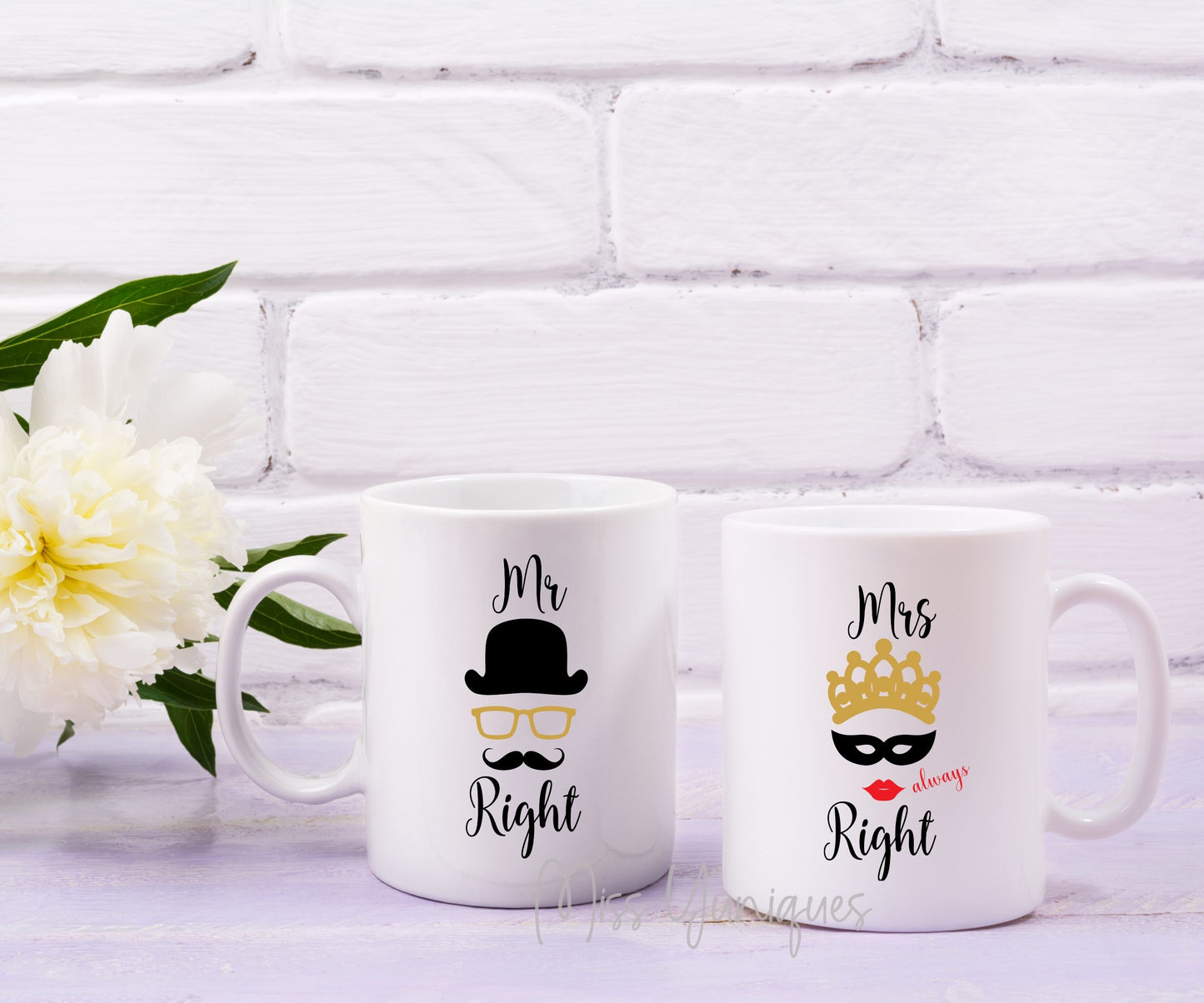 Couple Mug Set, Hubby Wifey Mug Set, Mr & Mrs Mug Set, Married Couple Mug Set, Cute Couple Mug Set, Valentine Mug Set.