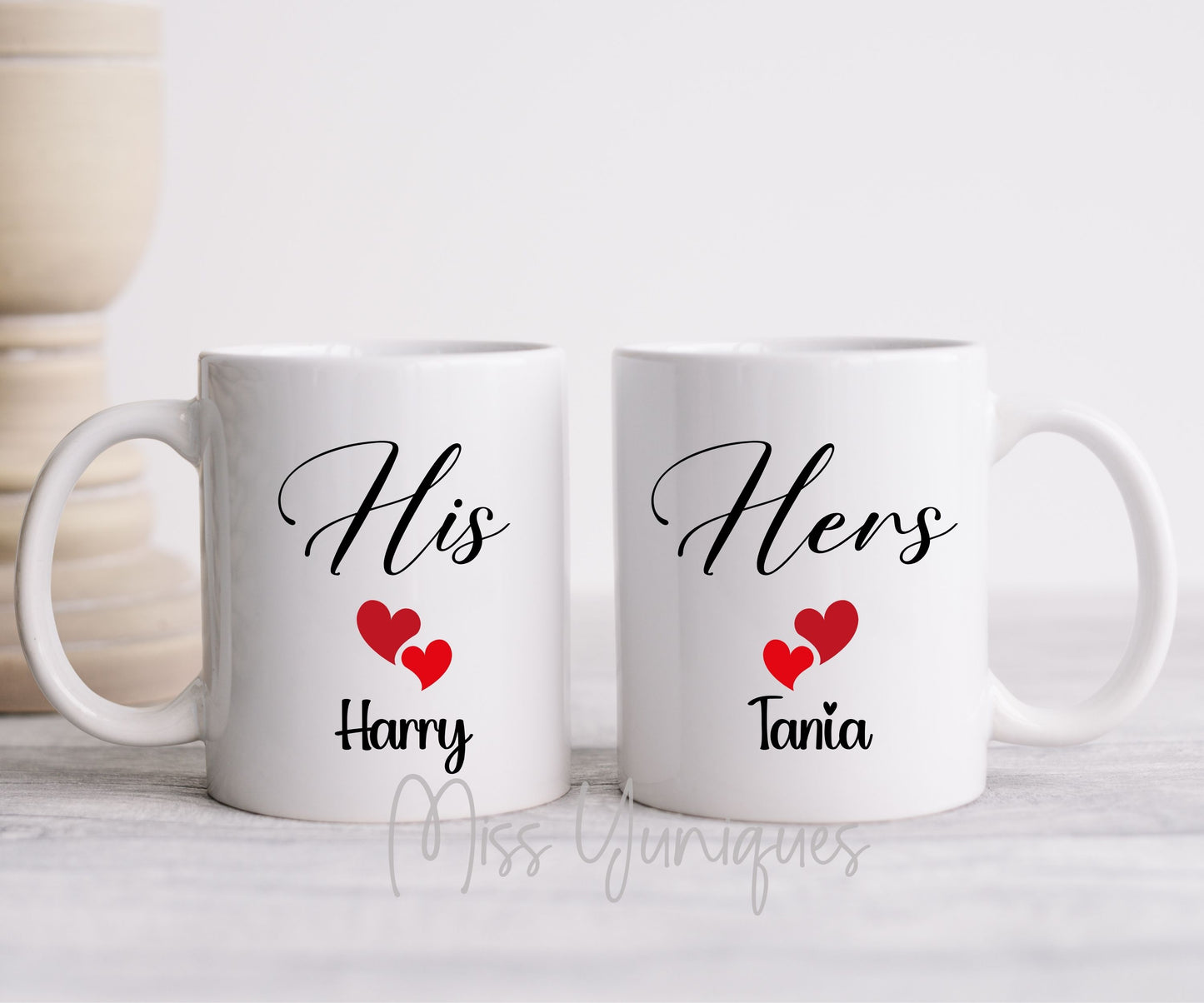 Couple Mug Set, Hubby Wifey Mug Set Mr & Mrs Mug Set, Married Couple Mug Set, Cute Couple Mug Set, Valentine Mug Set.