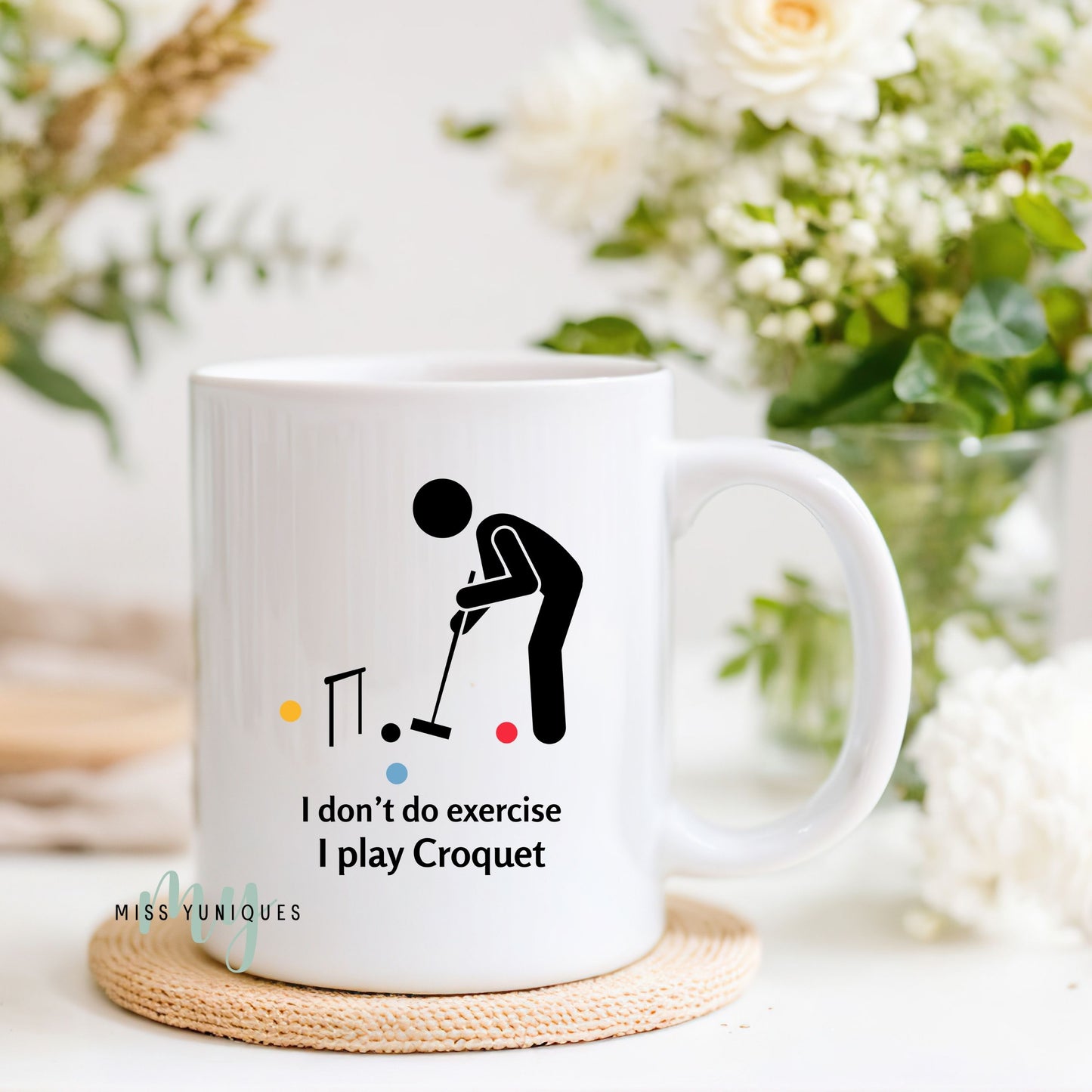 I Play Croquet Mug