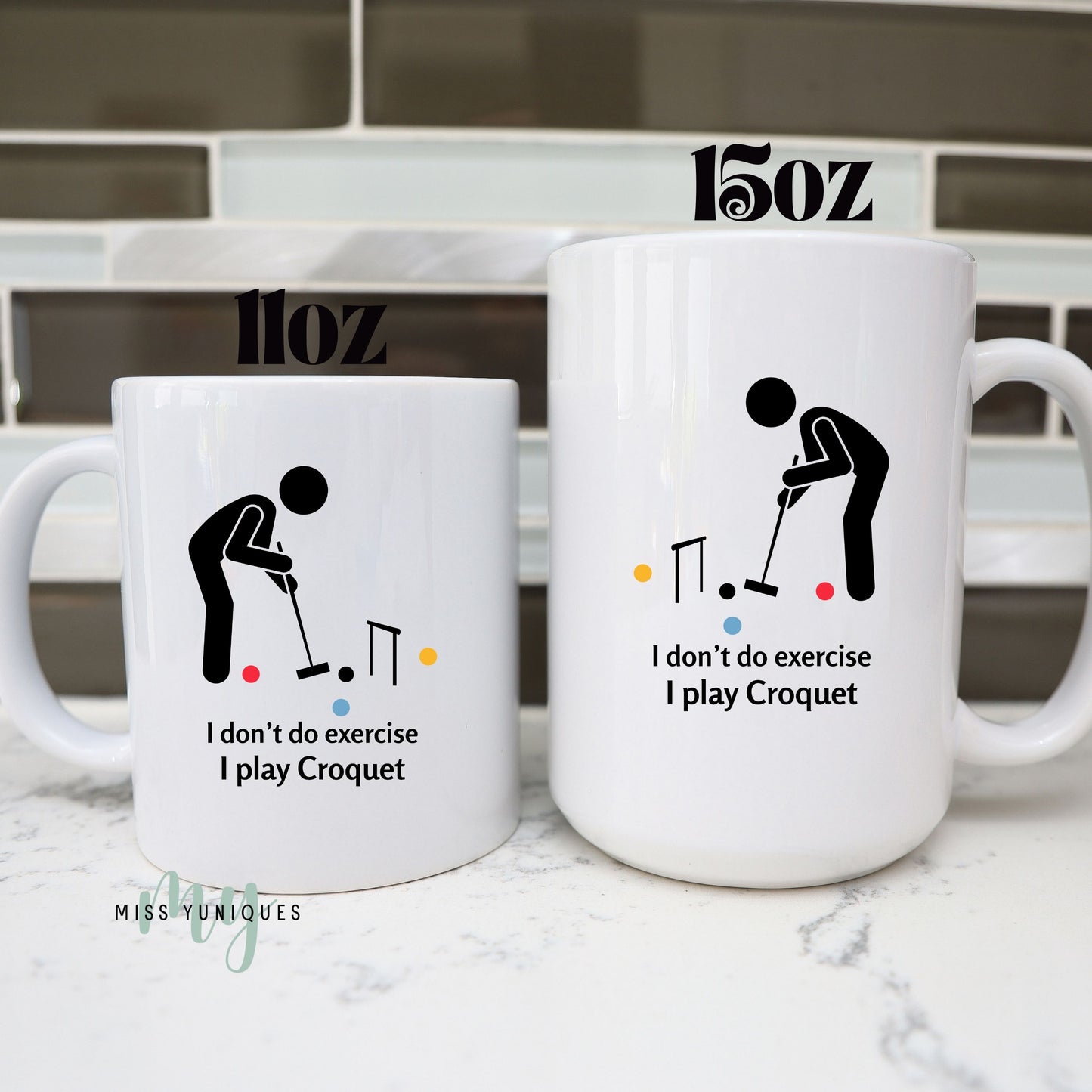 I Play Croquet Mug