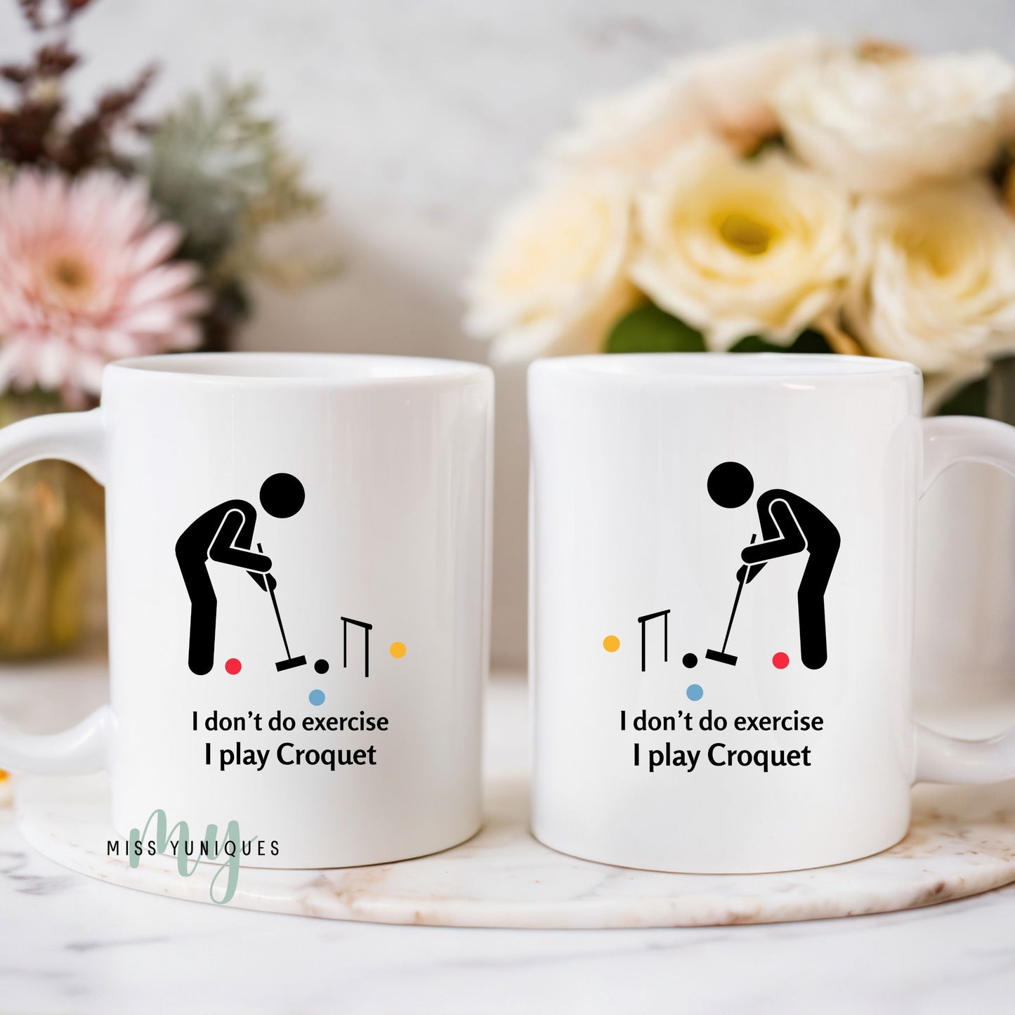 I Play Croquet Mug