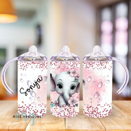 Cute Baby Elephant Sippy Cup