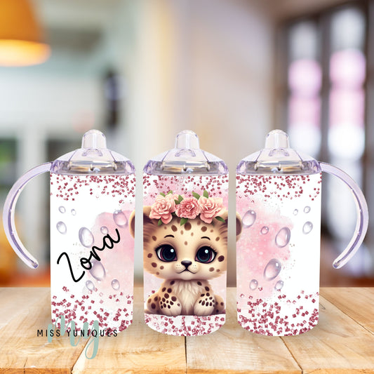 Cute Baby Leopard Sippy Cup