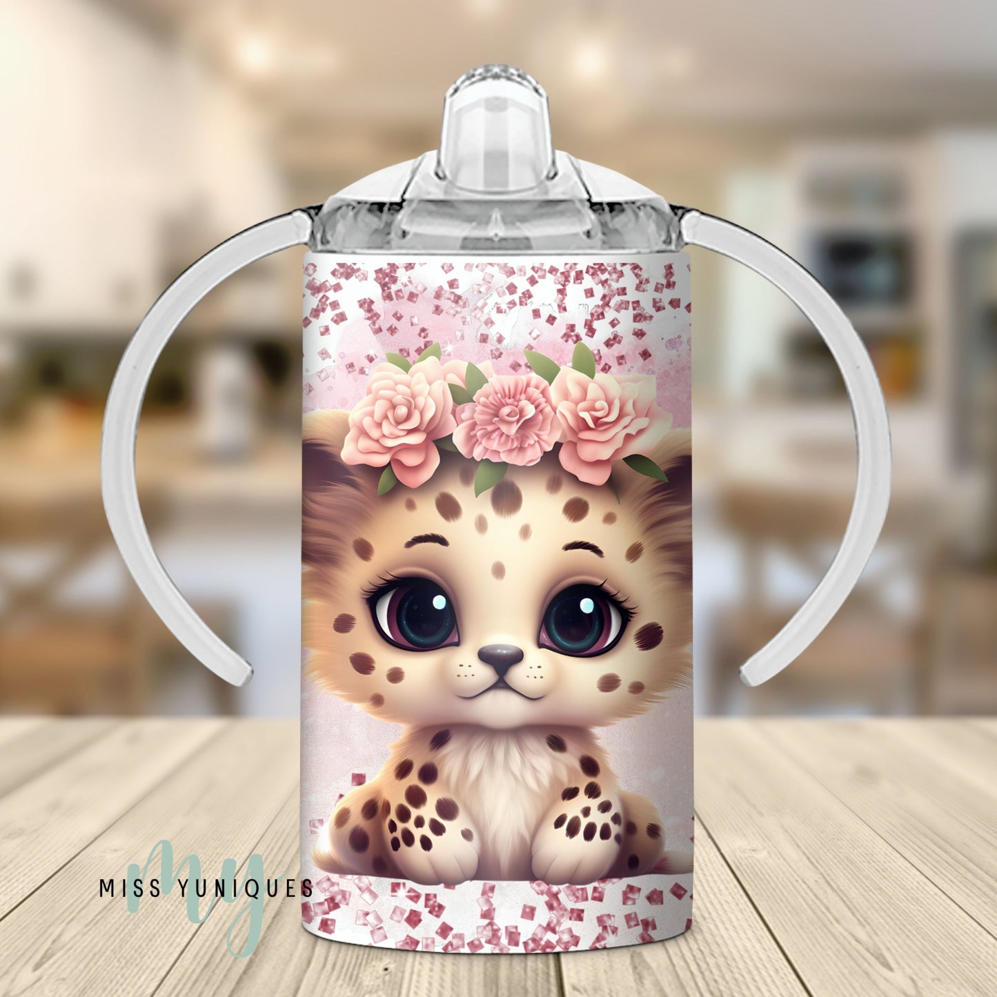 Cute Baby Leopard Sippy Cup