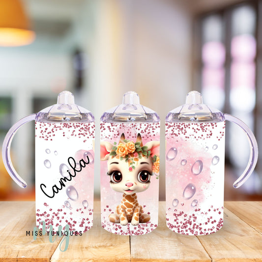 Cute Baby Giraffe Sippy Cup