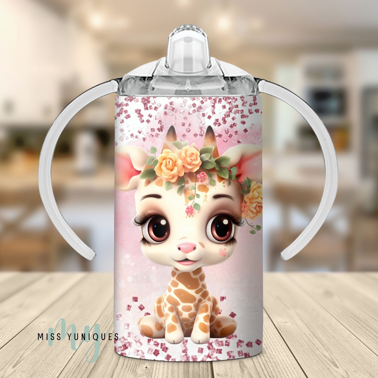 Cute Baby Giraffe Sippy Cup