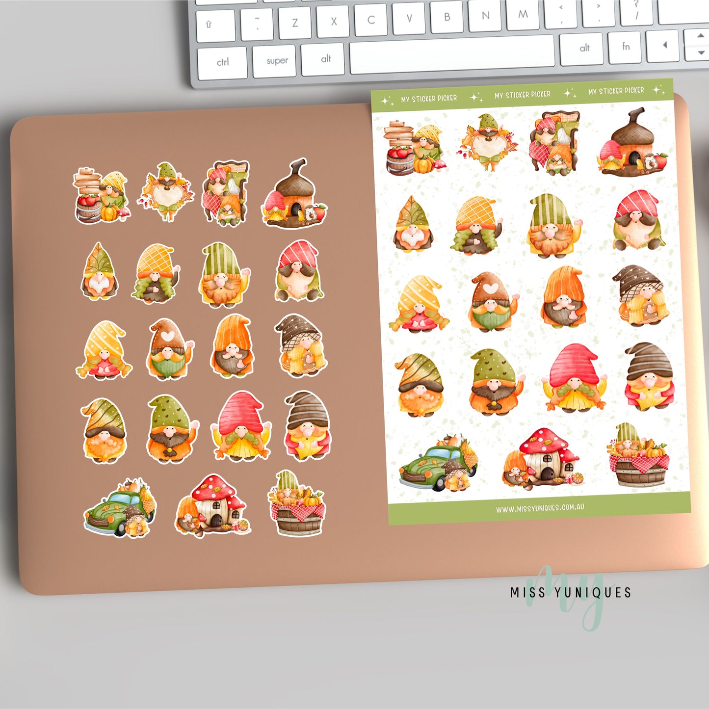 Cute Gnome Sticker Pack