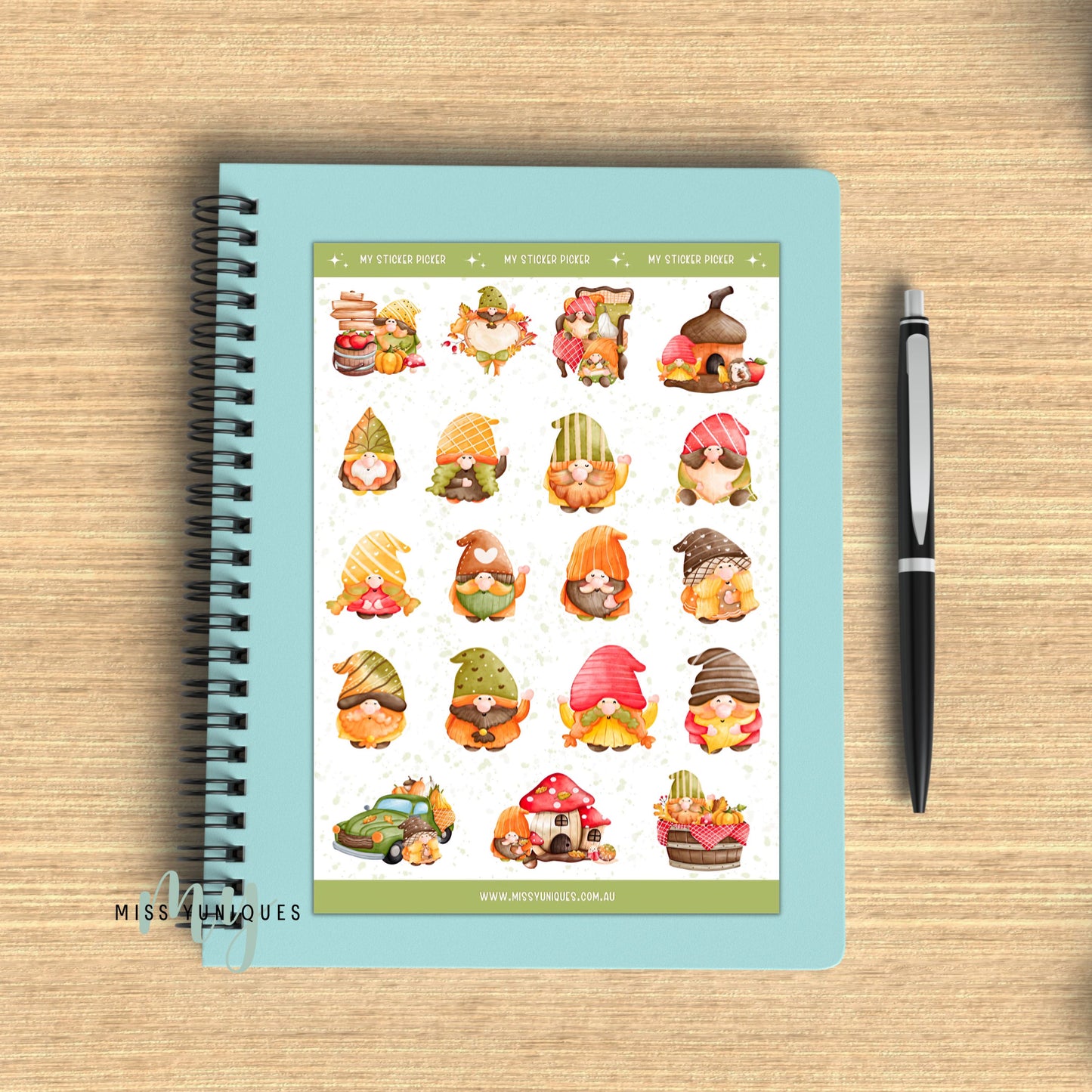 Cute Gnome Sticker Pack