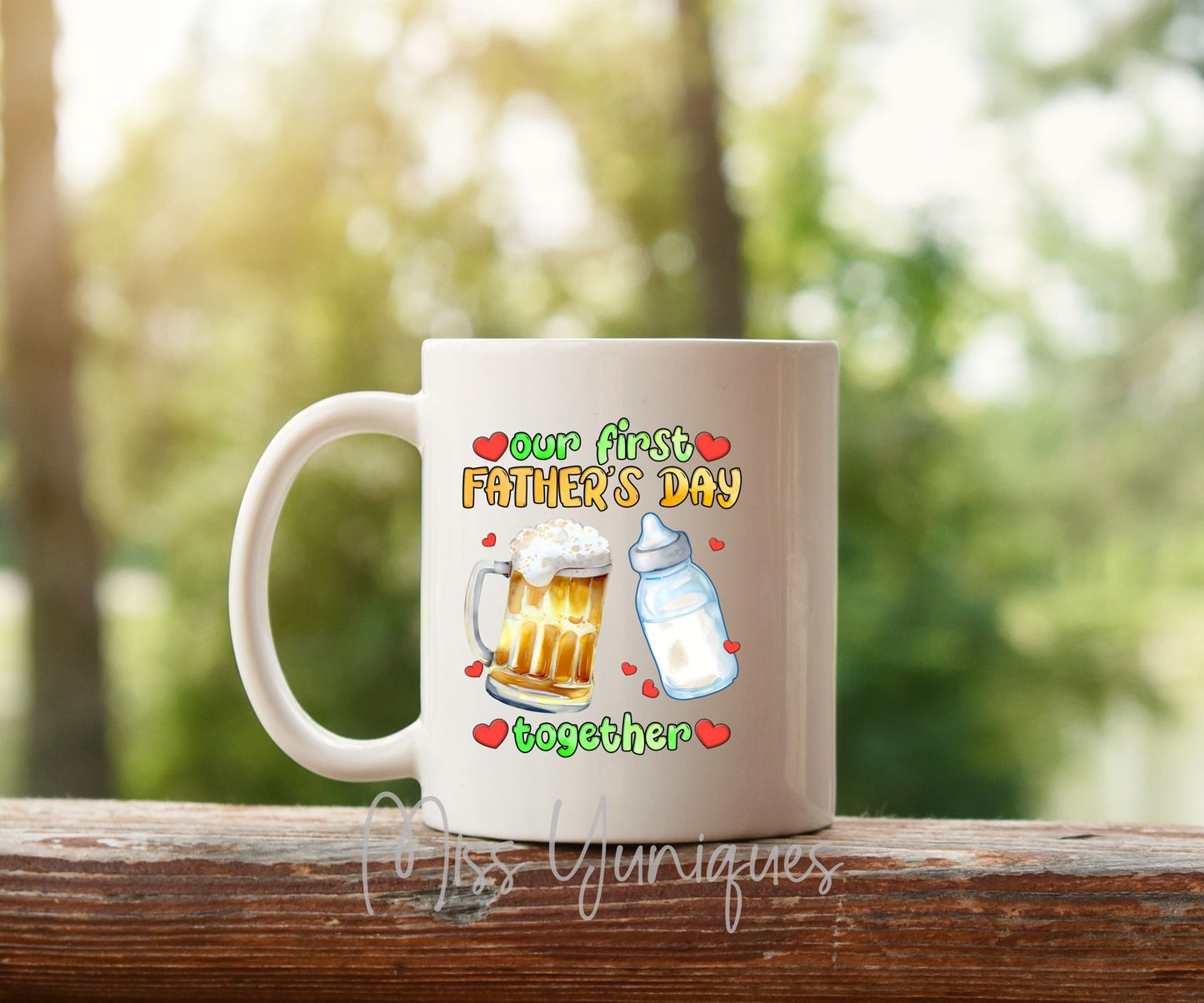 Father's Day Mug. Our First Father's Day Mug