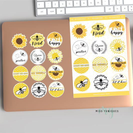 Flying Bee Sticker Pack