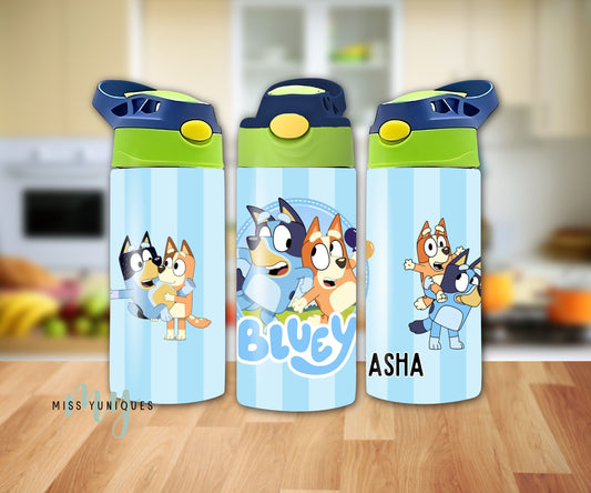 Personalised Bluey Kids Drink Bottle