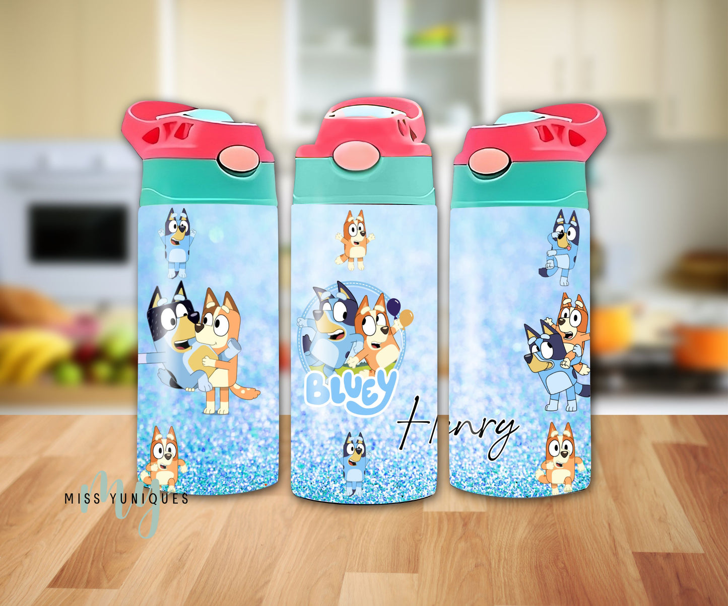 Personalised Bluey Kids Drink Bottle