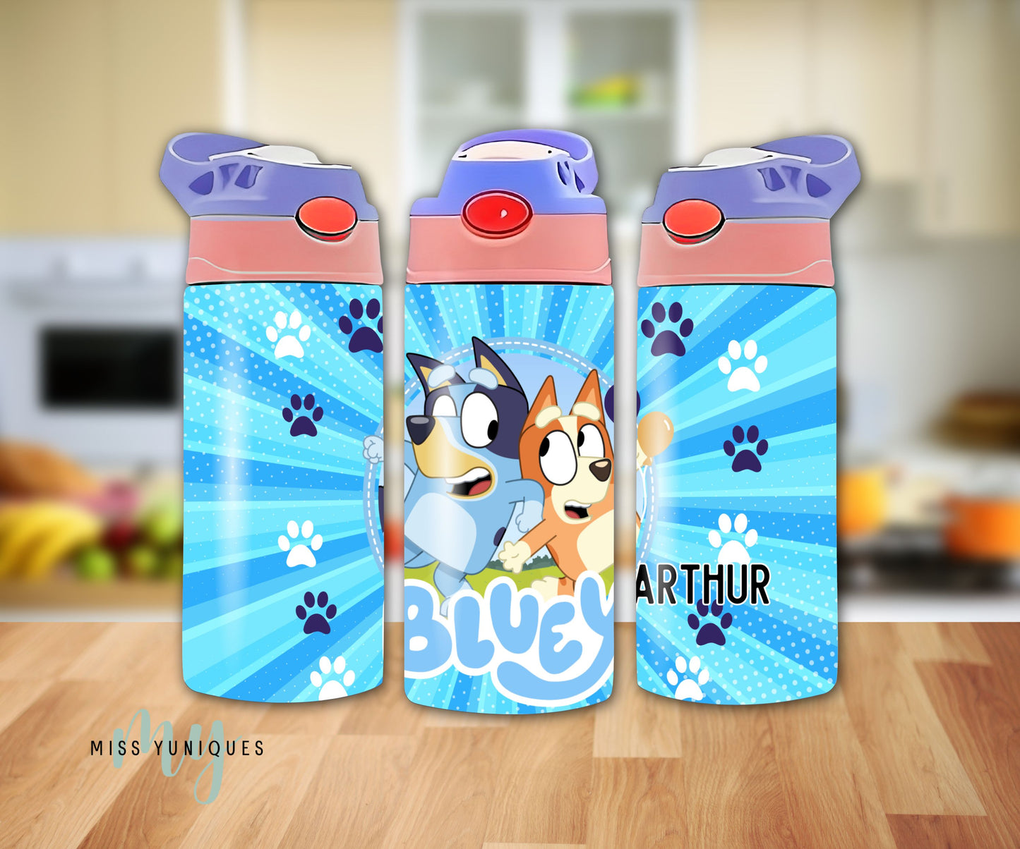 Personalised Bluey Kids Drink Bottle