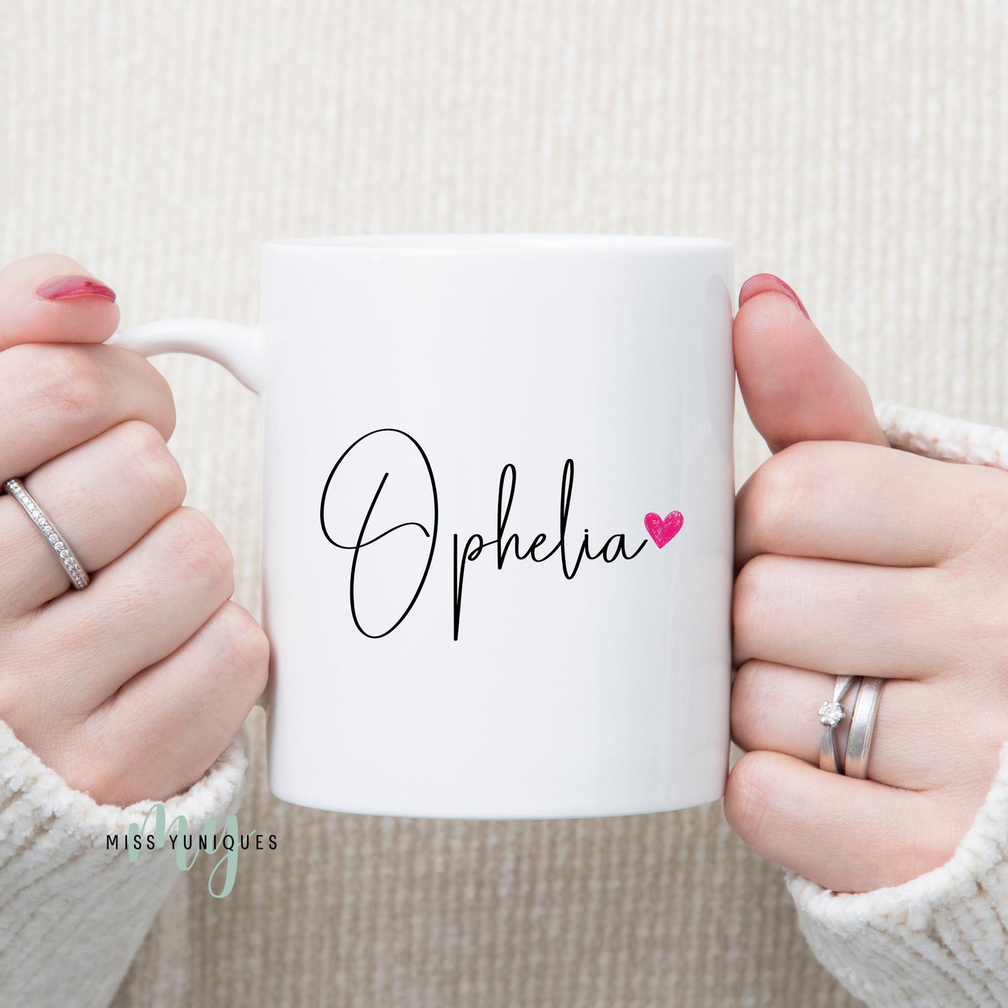 Personalised Signature Name Mug