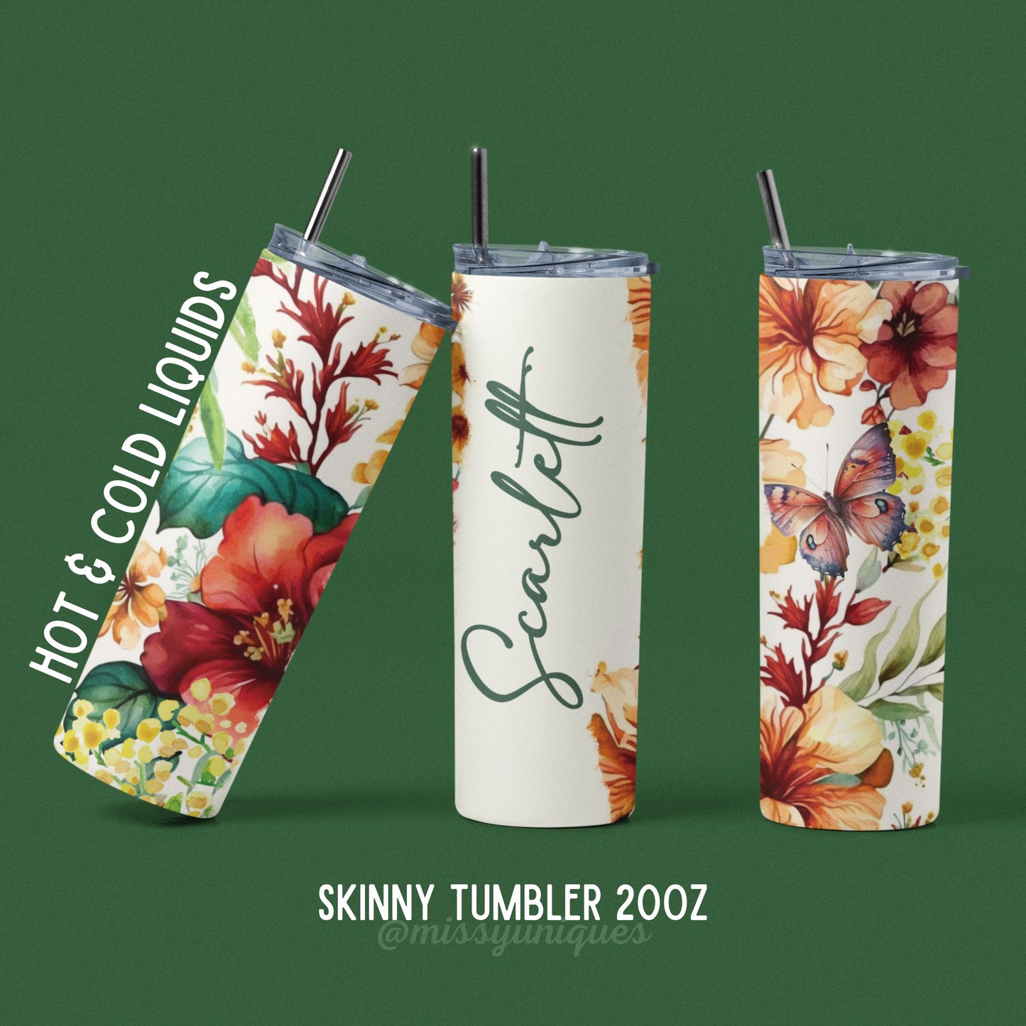 Personalised Tropical Tumbler