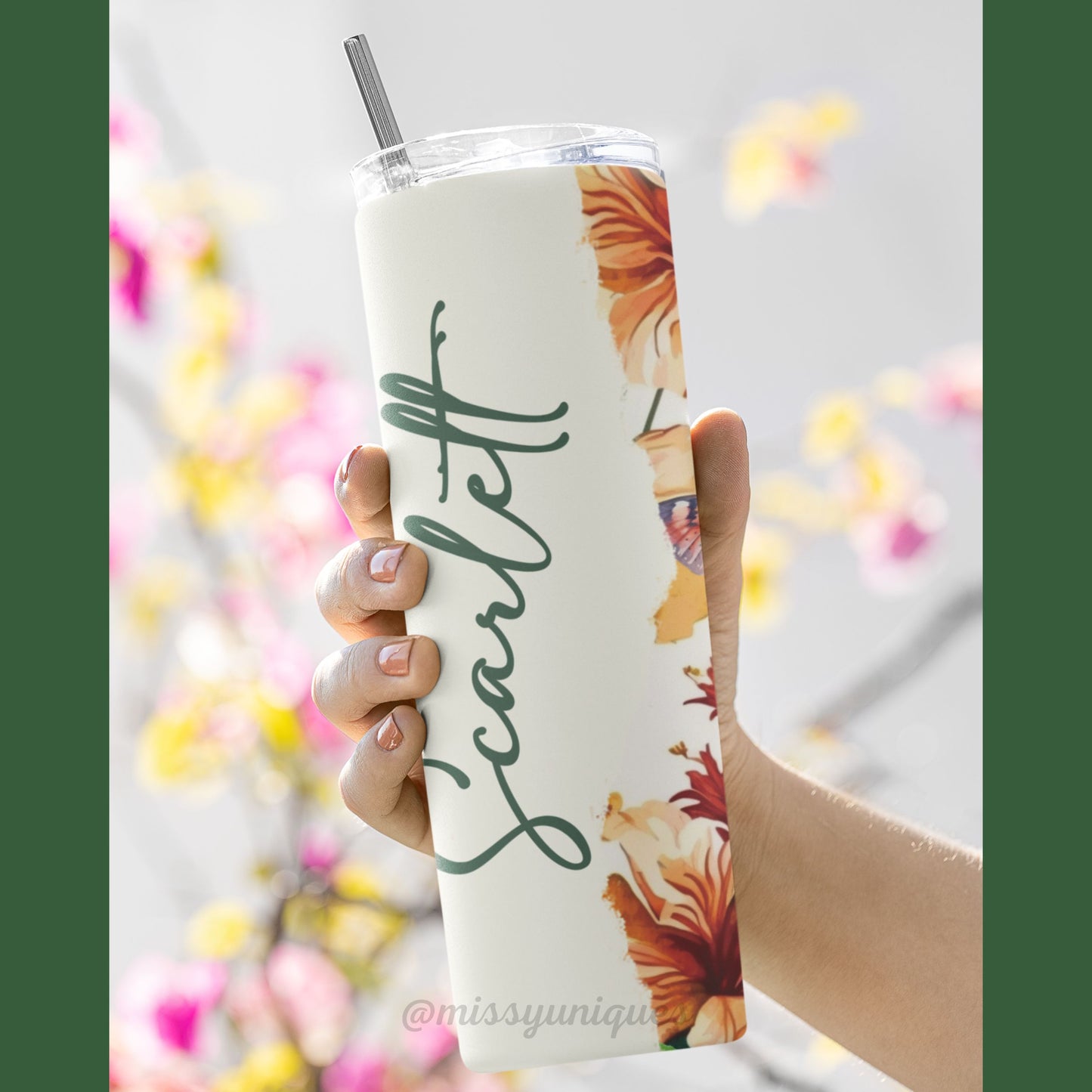 Personalised Tropical Tumbler