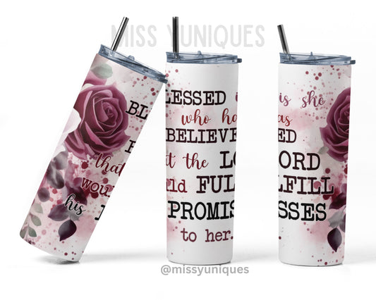 Christian Bible Verse Tumbler