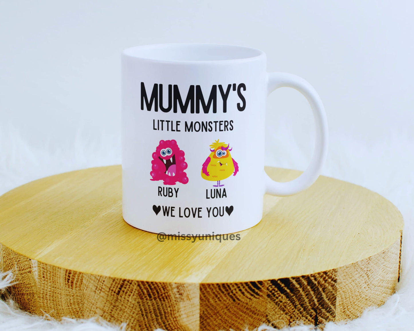 Mummy's  Little Monsters Mother's Day Personalised Mug.  Mommy Birthday Gift. Christmas Gift. Mama Mommy Mummy Mom Mum Custom Gifts